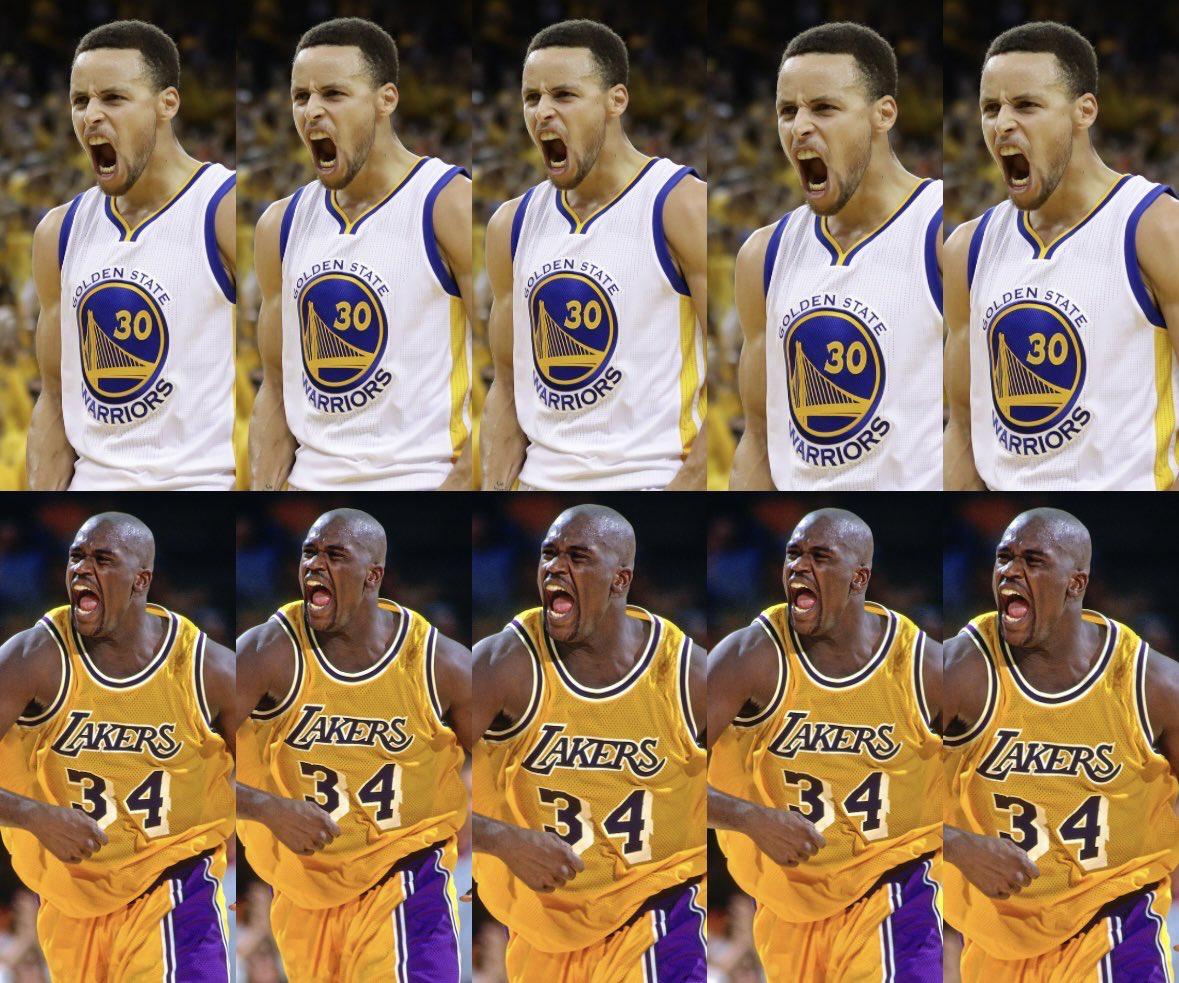 五个奥尼尔vs五个库里谁赢？奥尼尔：库里赢，他没有弱点